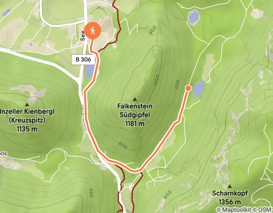 Karte der Tour
