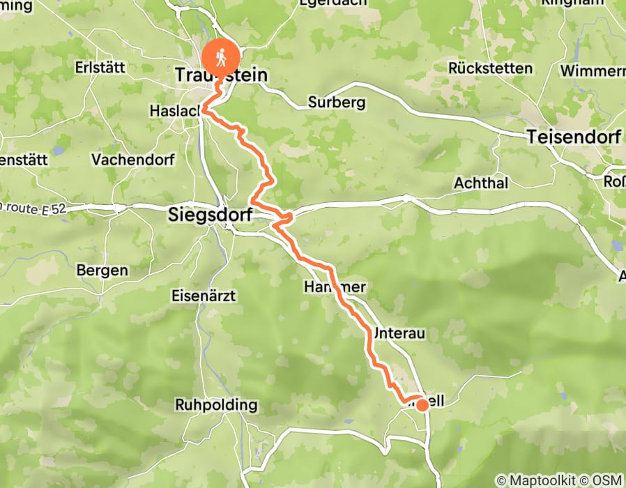 Karte der Tour