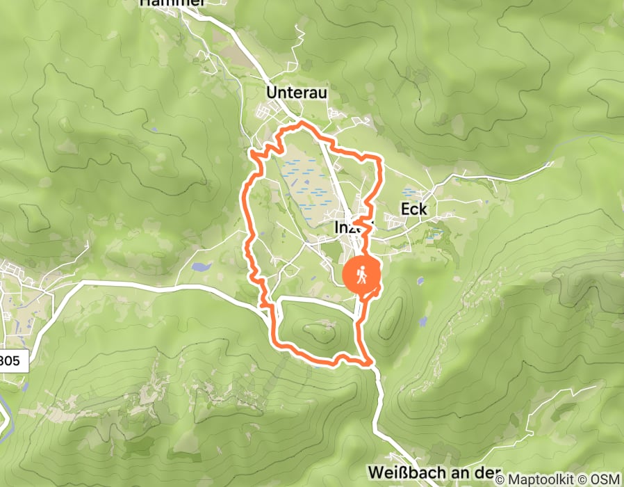 Karte der Tour