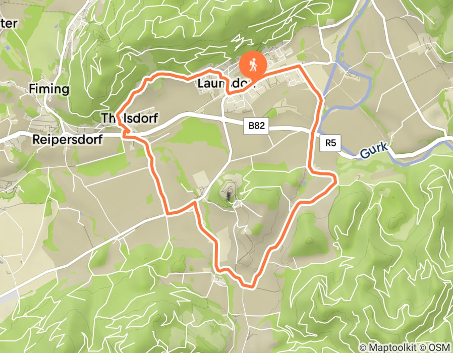 Karte der Tour