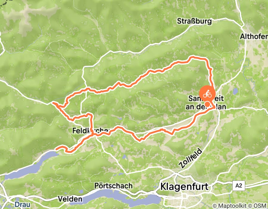 Karte der Tour