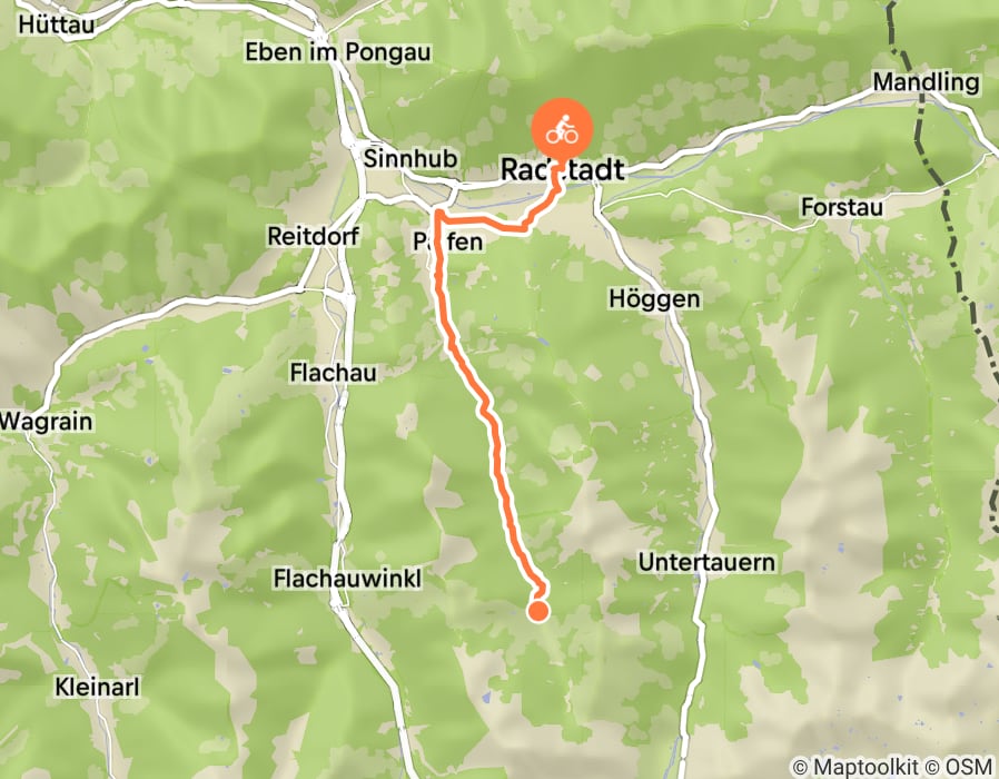 Karte der Tour