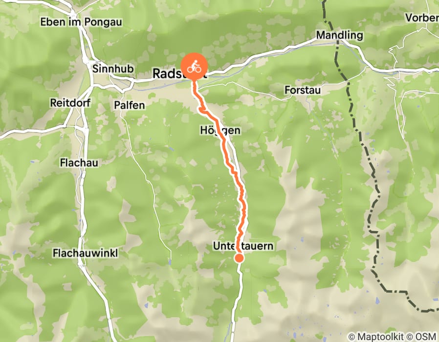 Karte der Tour