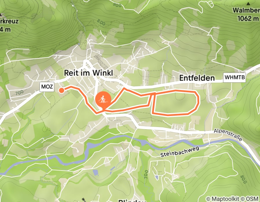 Karte der Tour