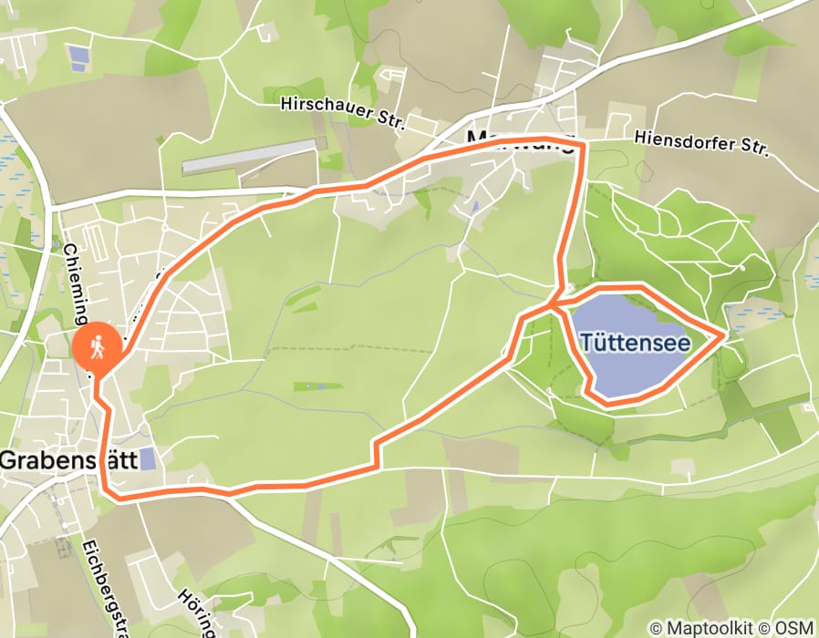 Karte der Tour
