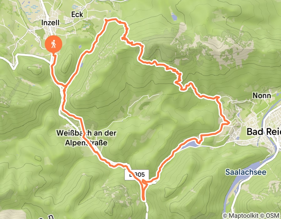 Karte der Tour