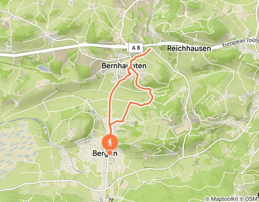 Karte der Tour