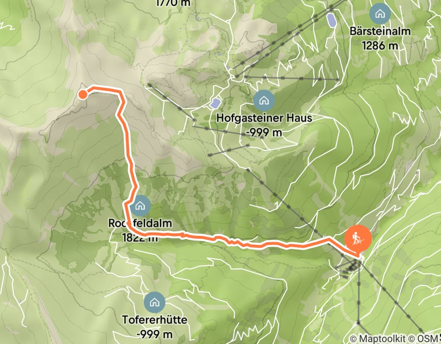 Karte der Tour