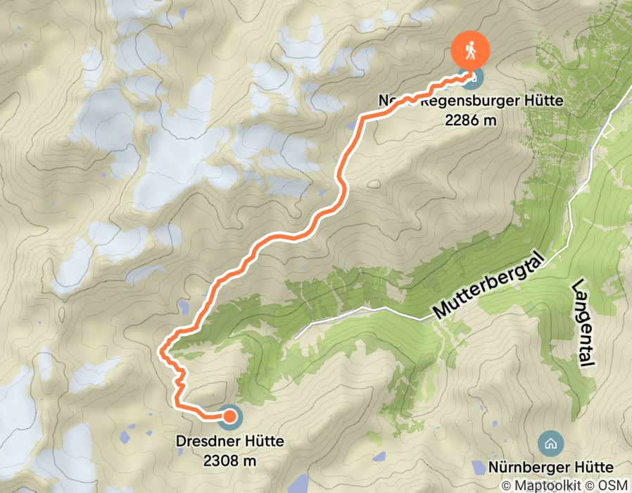 Karte der Tour