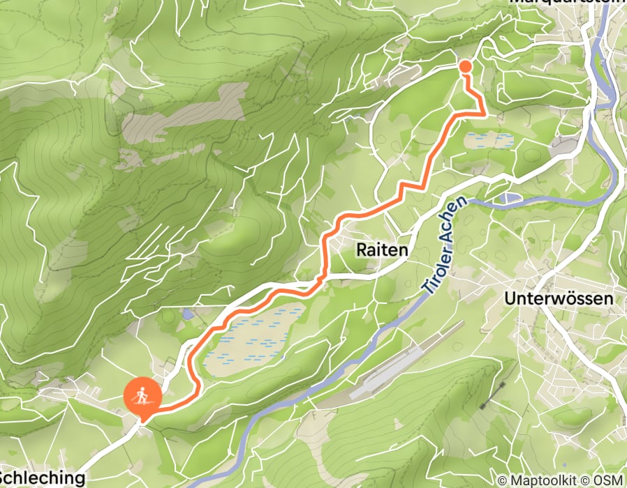 Karte der Tour