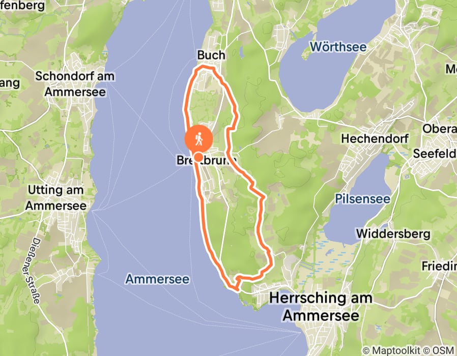 Karte der Tour