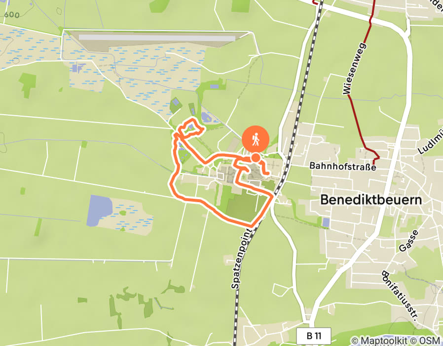 Karte der Tour