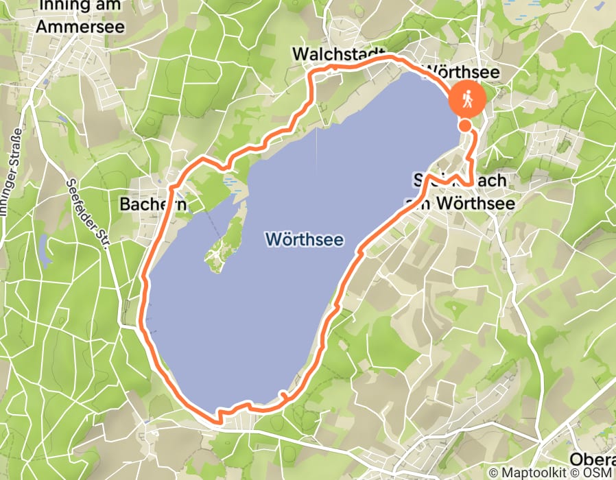 Karte der Tour