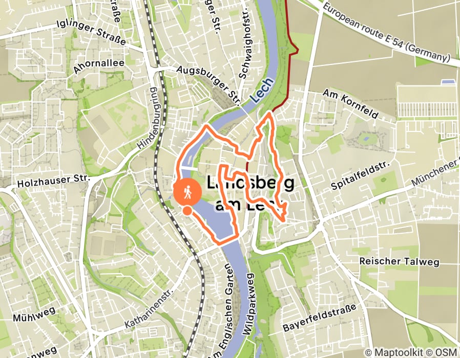 Karte der Tour
