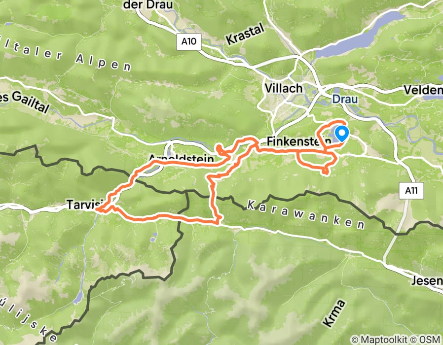 Karte der Tour
