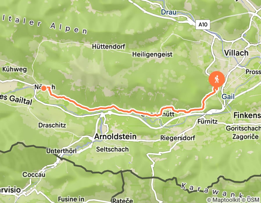Karte der Tour