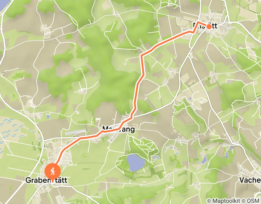 Karte der Tour