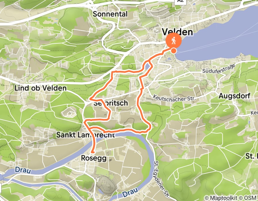 Karte der Tour