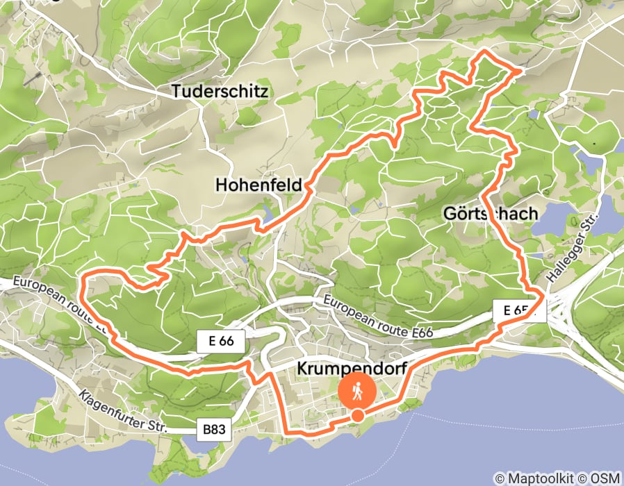 Karte der Tour