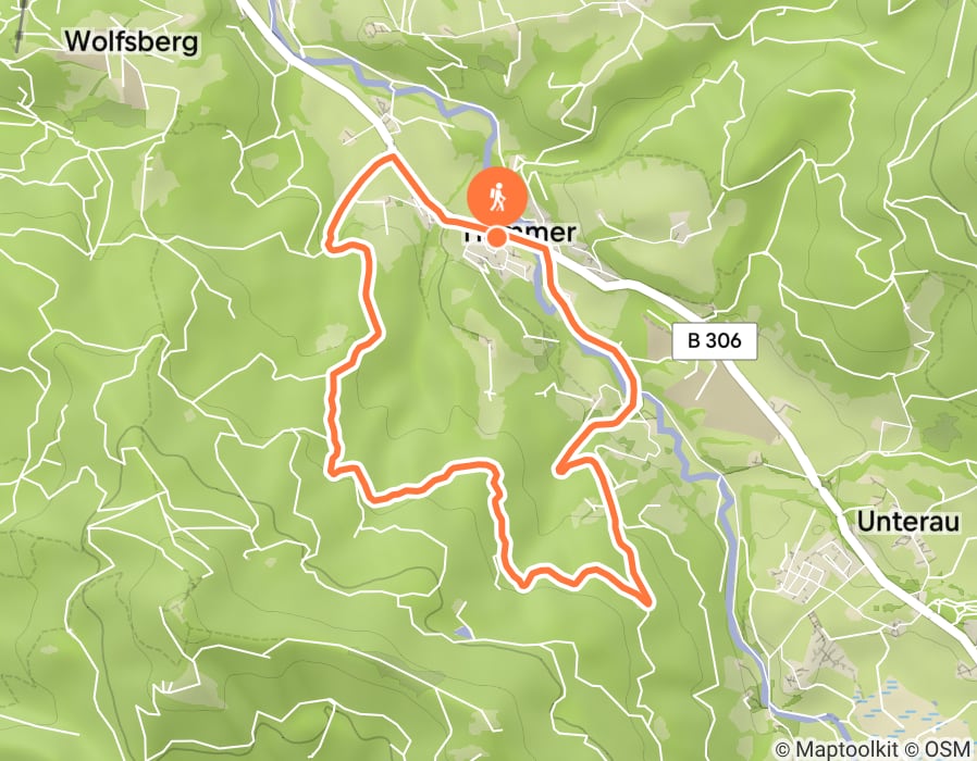 Karte der Tour