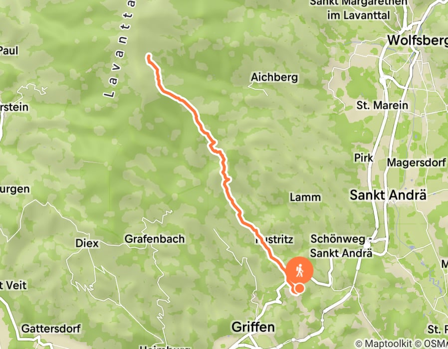 Karte der Tour