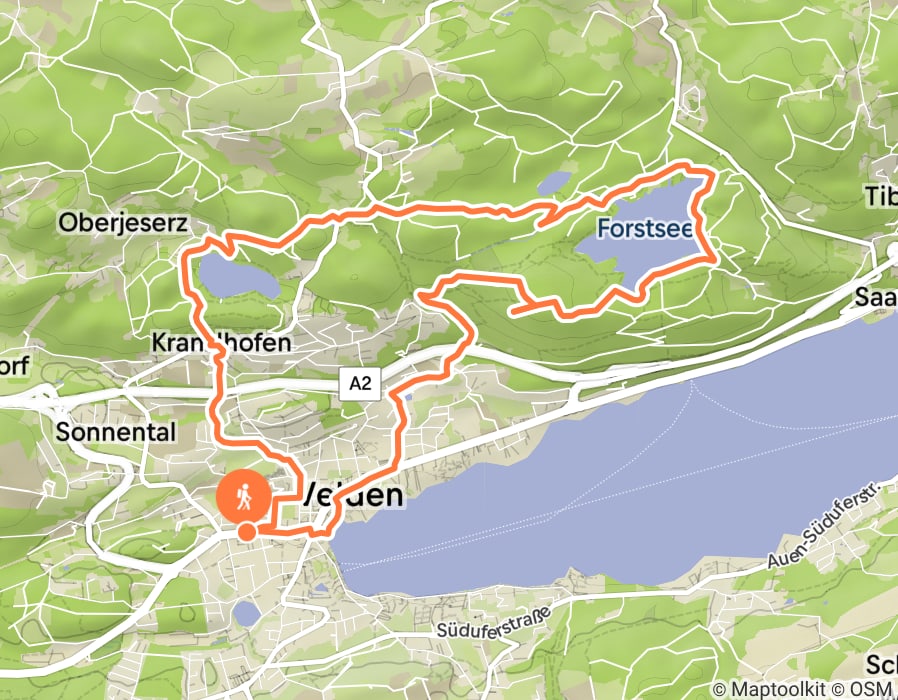 Karte der Tour