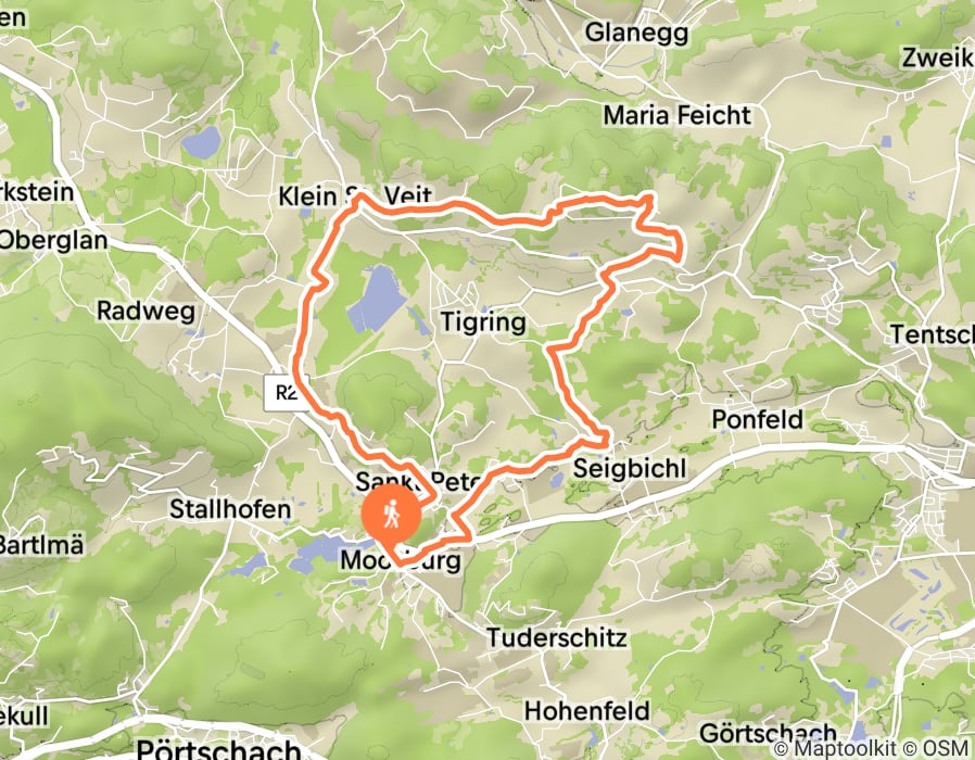 Karte der Tour