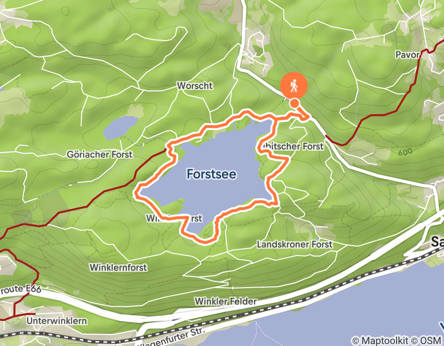 Karte der Tour