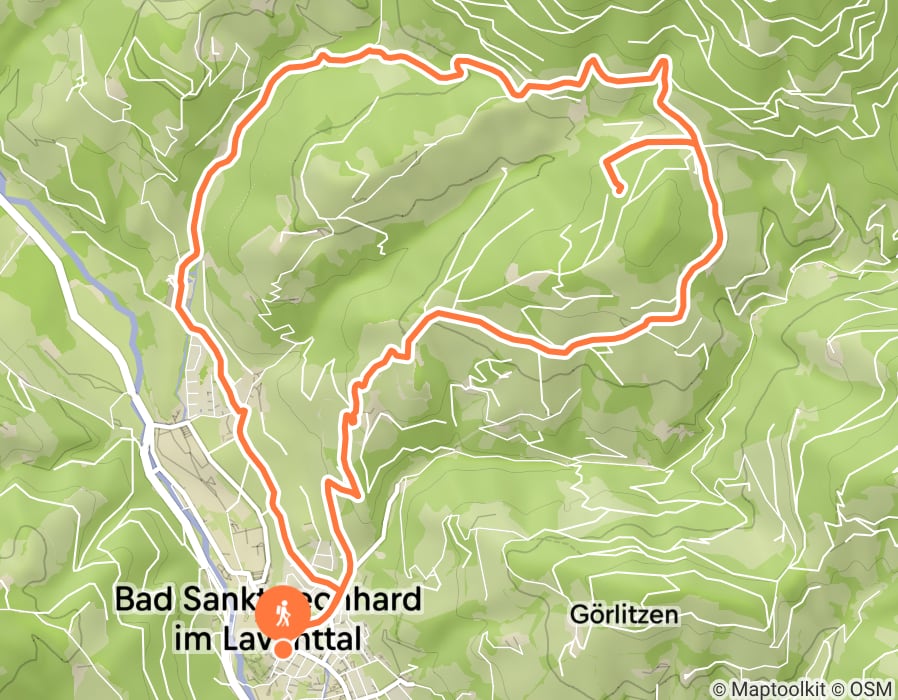 Karte der Tour