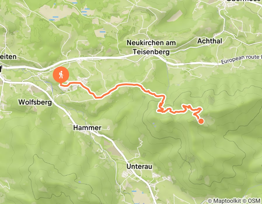 Karte der Tour