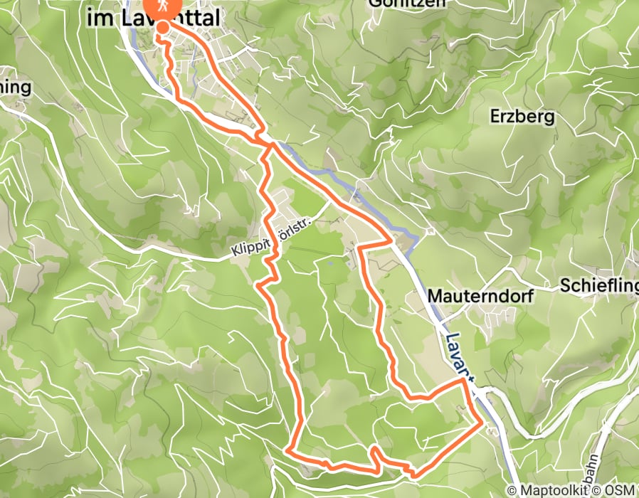 Karte der Tour