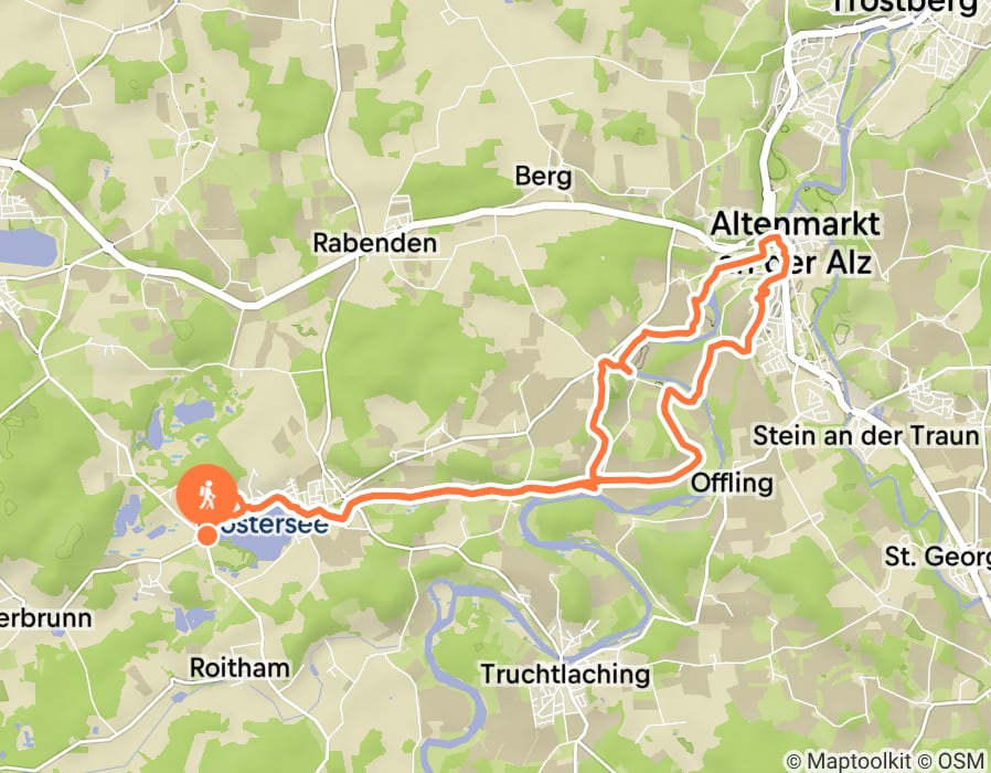 Karte der Tour