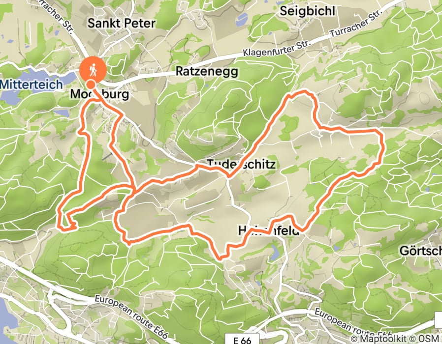 Karte der Tour