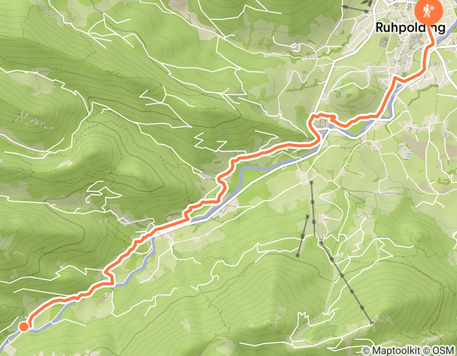 Karte der Tour