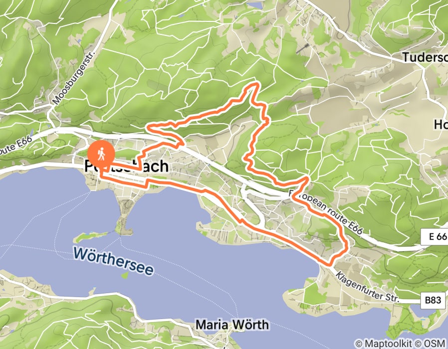 Karte der Tour