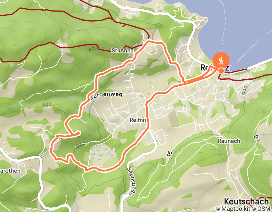 Karte der Tour