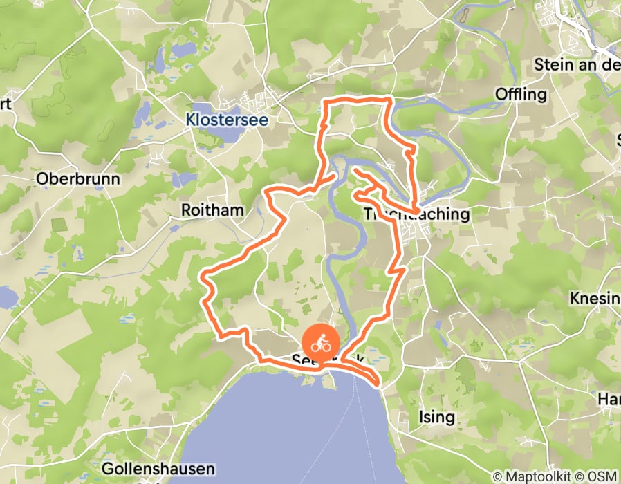 Karte der Tour