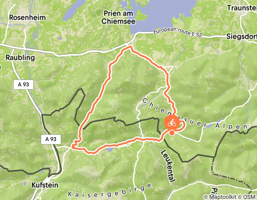 Karte der Tour
