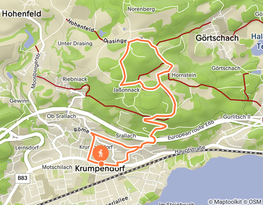 Karte der Tour