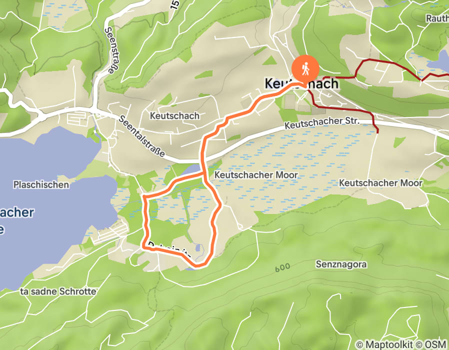 Karte der Tour