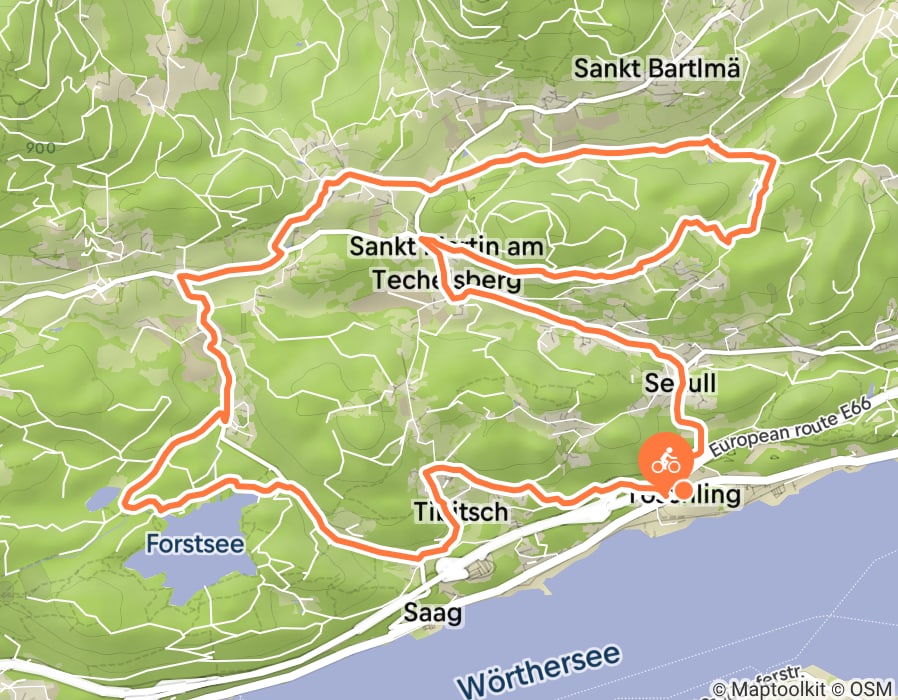 Karte der Tour