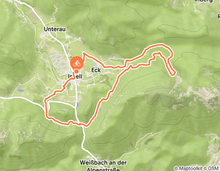 Karte der Tour