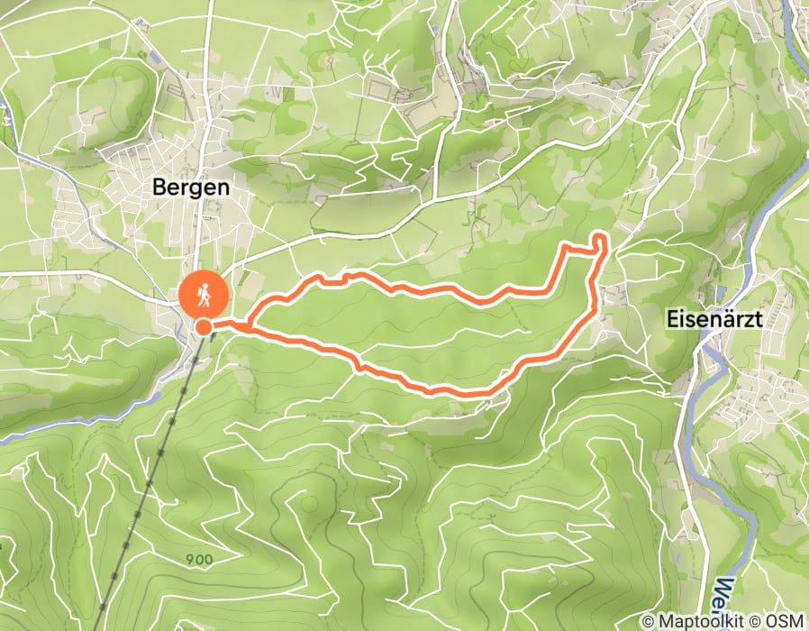 Karte der Tour