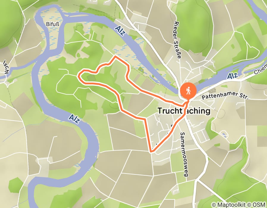 Karte der Tour