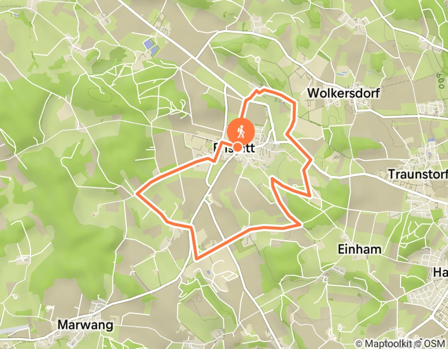 Karte der Tour