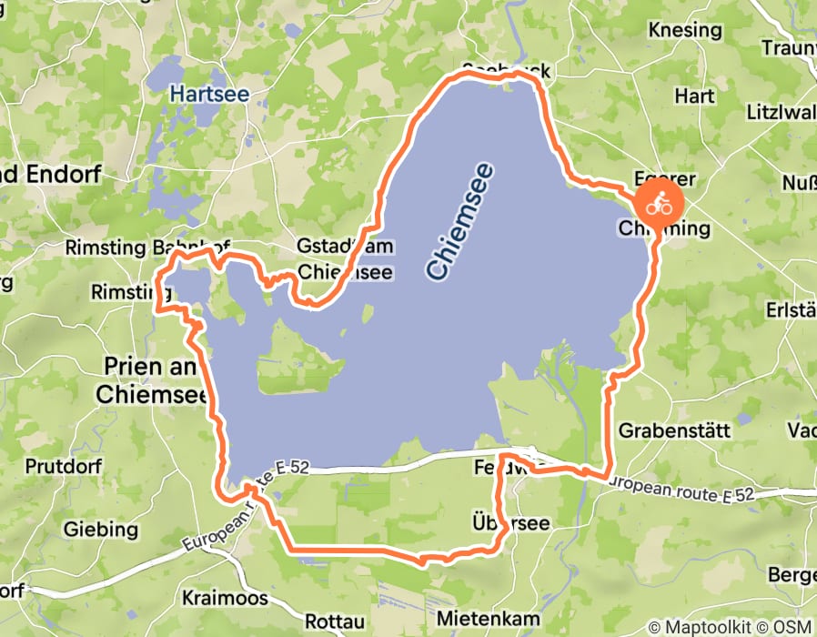 Karte der Tour