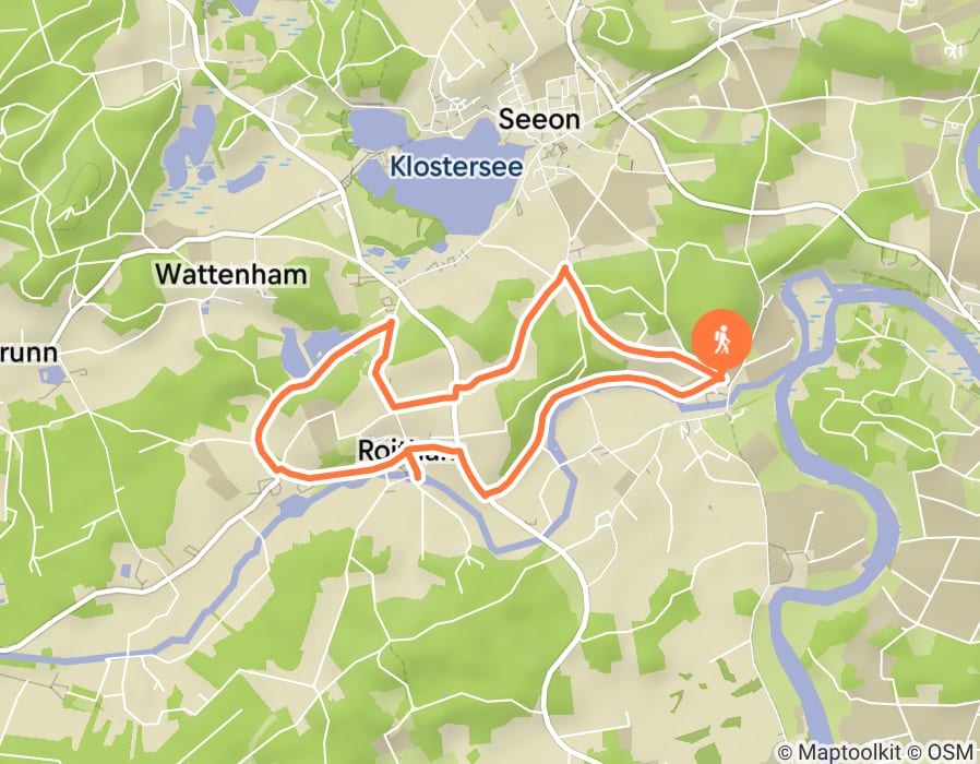 Karte der Tour