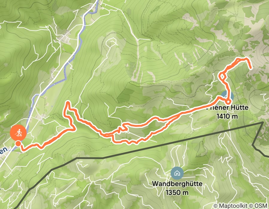 Karte der Tour