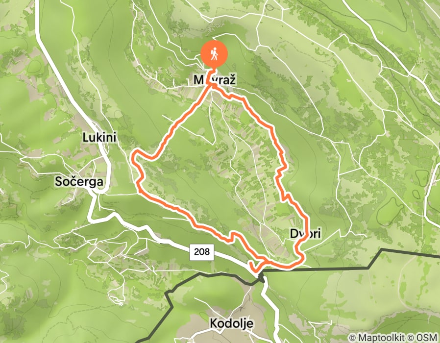Karte der Tour