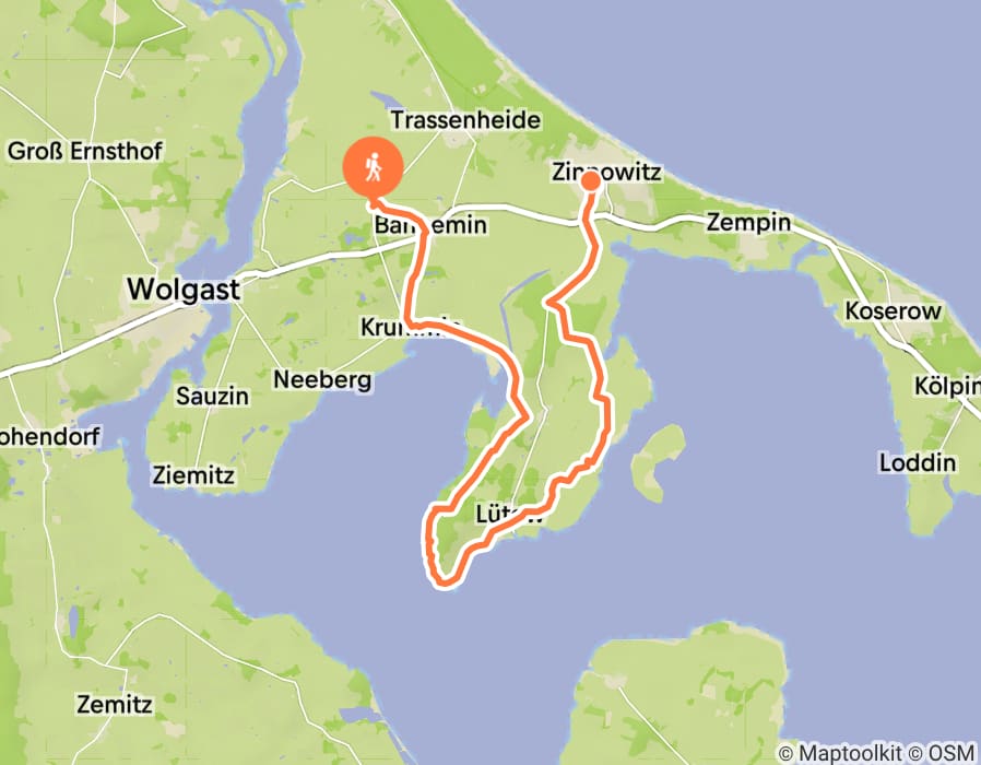 Karte der Tour